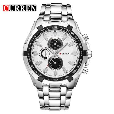 Top Luxury Fashion CURREN 8023 Brand Men's Watch Quartz Stainless Steel Band Clock Classic Business Wristwatch for Men Relojes