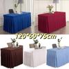 One-piece Table Skirting Rectangular Conference Table Cloth Banquet Wedding Party