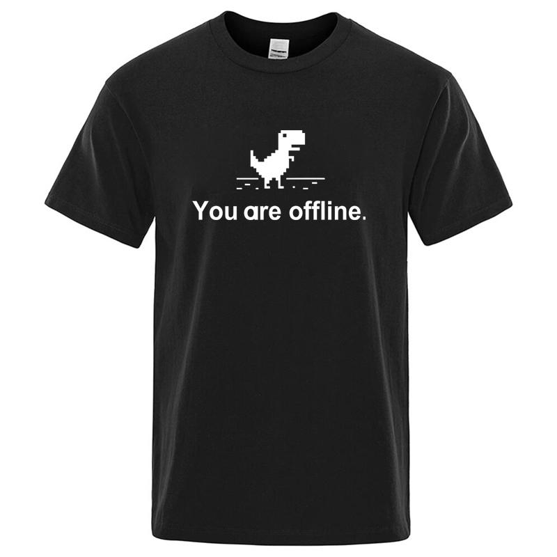 Summer Mens High Quality 100 Cotton Dinosaur Print T Shirt Loose Funny Oneck Men Tshirt Short Sleeve Tshirt Male Tee Shirts