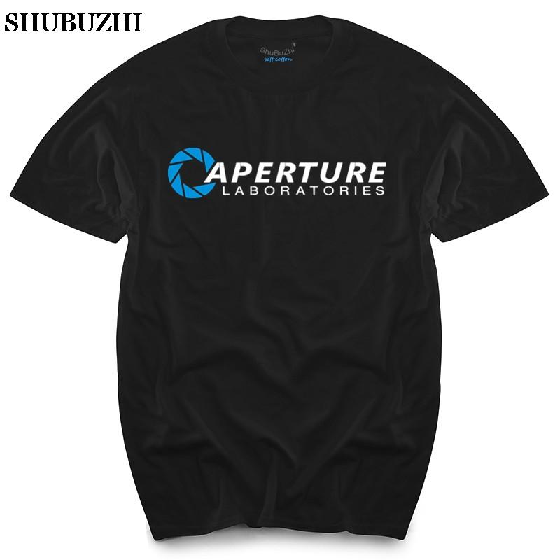 ФУТБОЛКА APERTURE LABORATORIES - ВДОХНОВЛЕННАЯ PORTAL LABS ИГРОВАЯ МУЖСКАЯ ТОПОВАЯ ФУТБОЛКА ЛЕТНЯЯ БРЕНДОВАЯ ФУТБОЛКА