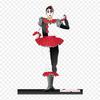 Harlequin Clown Iron On Heat Transfer Printing Vinyl Patches Sticker for Clothes DIY Appliques Washable Patches