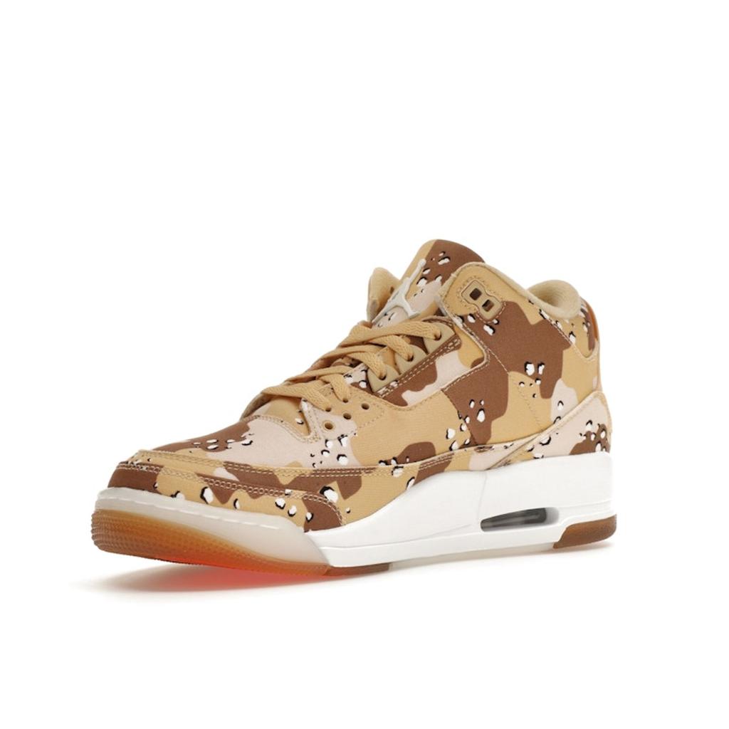 Женские кроссовки WNBA x Air Jordan 3 Retro Desert Camo коричневого цвета с парусом Dark-Driftwood HM4301-200