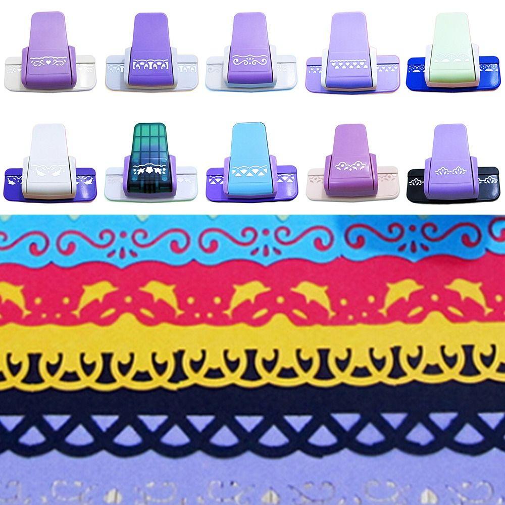 Устройство для создания краёв своими руками, скрапбукинг, S-образный цветочный дизайн, необычный дырокол для тиснения