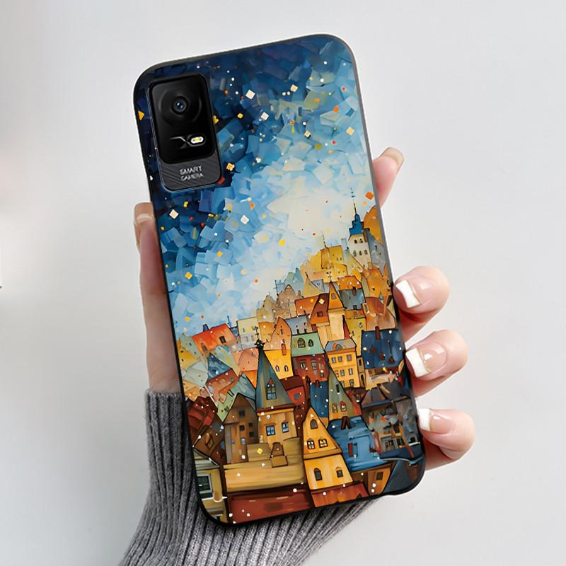 Милый Чехол Для TCL ION X / TCL ION V / TCL 40Z Capa Защитная Крышка TCL ION Z Fundas Печатный Корпус Мягкий Силикон Мультяшный Чехол