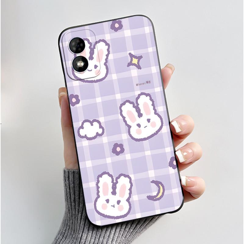 Phone Case For Itel A18 Bumper Soft Silicone Jelly Black Case Stylish Style Fashion Snow Mountain Painted Shockproof Cover
