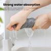 5 Pcs Bamboo Fiber Rag Super Water Absorbent Thickened Lint Free Soft Tear-resistant Oil-proof Dish Washing Pads Kitchen Towels