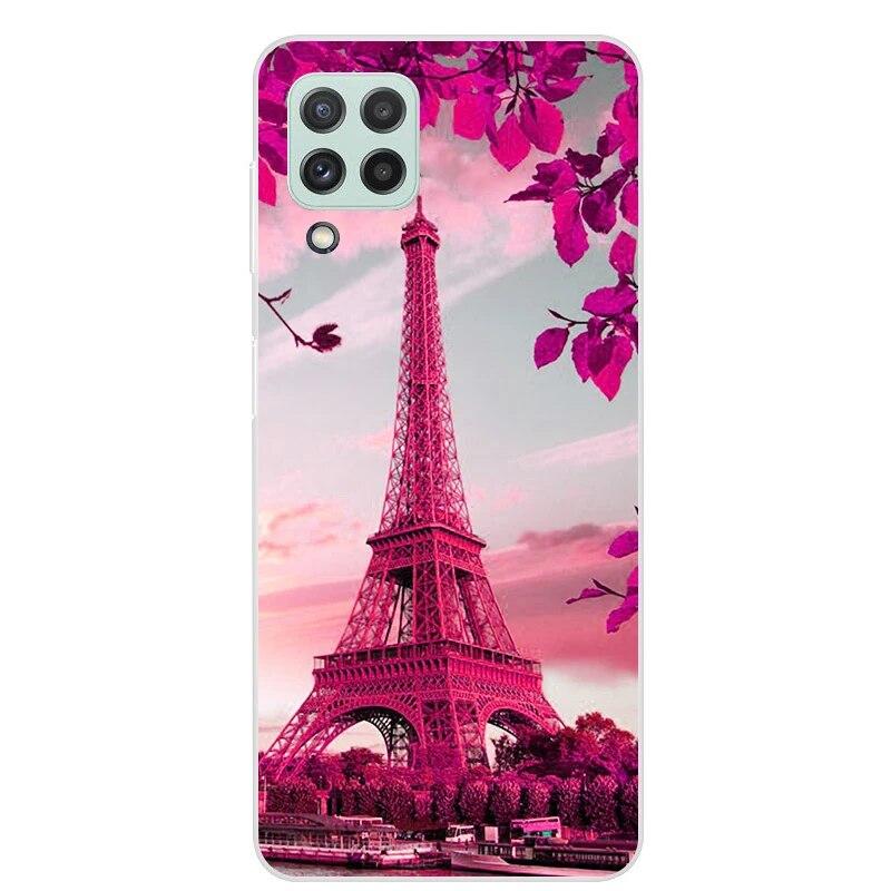 Чехол для Samsung Galaxy M22 M32 4G, задняя крышка для телефона Samsung M22, мягкий чехол для Samsung M32 4G M 22 32, черный чехол из ТПУ 6,4 дюйма