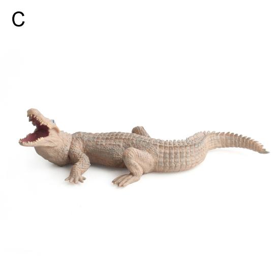 Simulation Crocodiles Wild Animal PVC Figurine Model Craft Educational Kids Toy