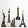 Ретро Металлическая Фигурка Достопримечательности – Домашний и Офисный Декор для Стола, Сувенирный Подарок