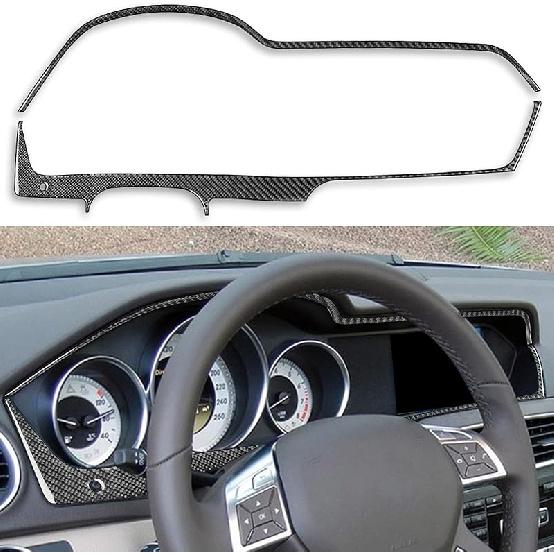 NVCNX Углеволокно Совместимо с Mercedes-Benz C-Class W204 C250 C300 C350 C63 AMG 2008 2009 2010 2011 2012 2013 2014 Седан Аксессуары Дверная панель