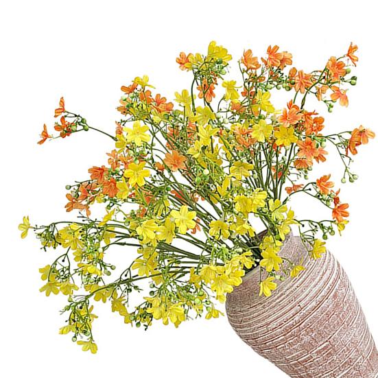 Artificial Flowers, with Flexible Stems Branch, Realistic Petals Long-Lasting Floral Arrangement, for Home Decoration Wedding Photography