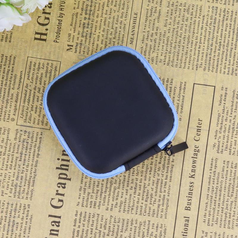 Earphone Wire Organizer Box Data Line Cables Storage Box Case Container Mini Wallet Travel Headphone Protective