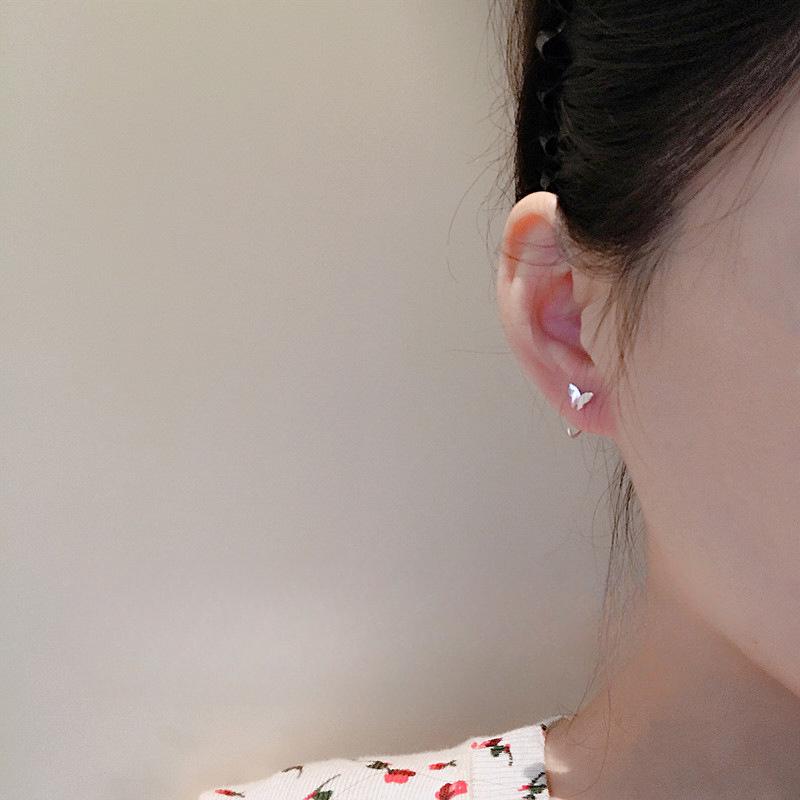 Серьги-крючки-бабочки Niche Ins Wind Earrings Temperament Earrings Простые женские ушные отверстия