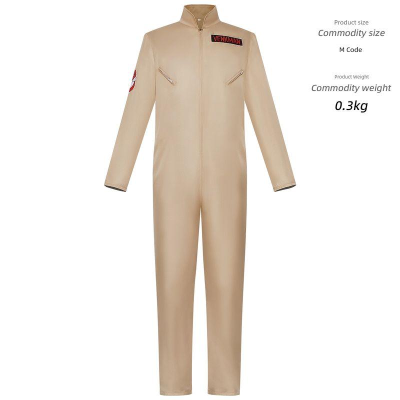 Ghostbusters Cosplay Costume Party Outfit Jumpsuit Halloween Cosplay Stage Performance Costume