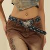 Korean Style Retro Jeans Belt Female Personality Y2K Vintage Ins Style With Jeans Belt Decoration Belt Clothing Accessories
