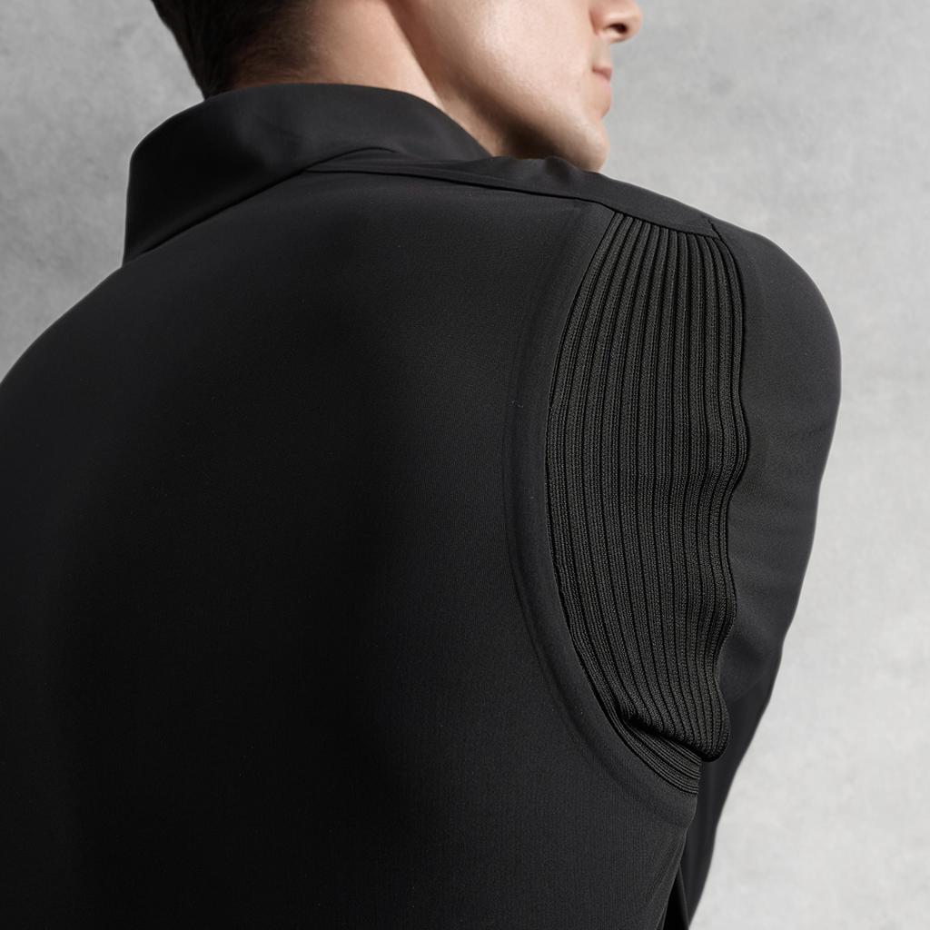 Новые куртки серии FILA Golf Мужские Цвет угольно-черный A11M535501FBK