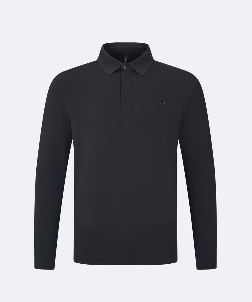 K-SWISS Men'S Nature Tech Polo Shirt_1Kstlsu002Bk