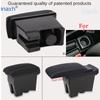 For Volkswagen POLO Armrest 2012-2018 New For VW POLO Mk5 6R Vento Car Armrest Box Center Storage Box Car Accessories Retrofit