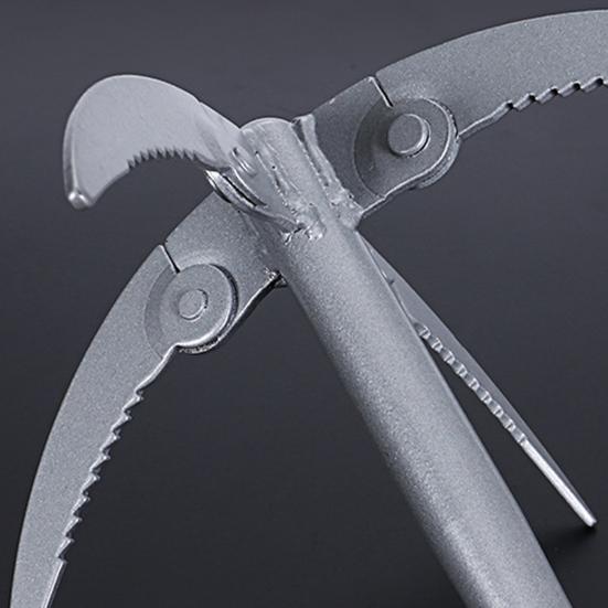 2 шт./компл., острые лезвия, 15 метров, веревка, крючок для травы, нержавеющая сталь, четыре когтя, специальный резак для воды, принадлежности для рыбалки