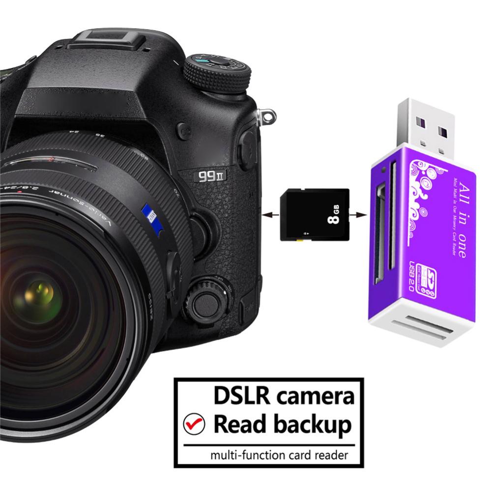 SM-PE Memory 2 Micro-SD/TF/CT/MS/SDHC/MMC USB-адаптер многофункционального устройства чтения карт