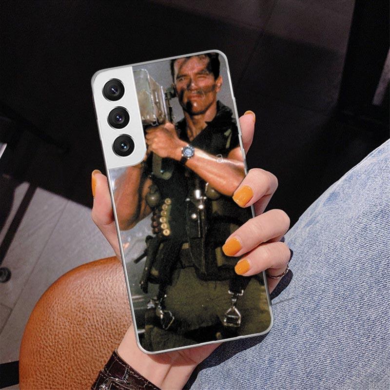 Чехол для телефона Arnold Schwarzenegger Terminator для Samsung Galaxy S24 S25 Edge S26 Ultra S23 S22 S21 Plus S20 FE + Персонализированный Pri