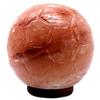 Himalayan Salt Lamp Football Shape Wooden Base