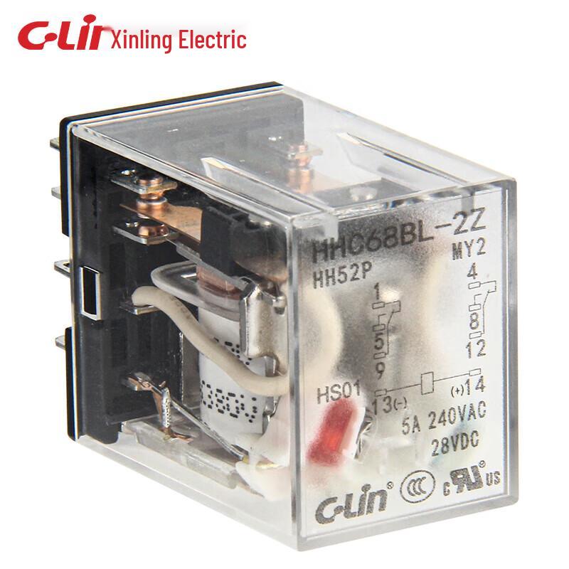 C-Lin HHC68BL-2Z Electromagnetic Intermediate Relay