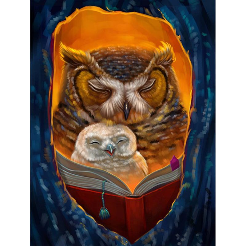 5d Алмазная вышивка Сова Мозаика Набор для вышивки крестом Круглая квадратная алмазная живопись Животное Новое поступление Стразы из бисера Ручная работа Хобби