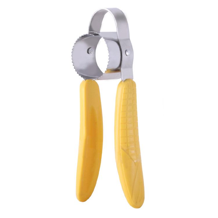 Creative Fruit Vegetable Kitchen Gadget Manual Stainless Steel Corn Thresher Peeler Cob Stripper Remover Food Crusher Separator