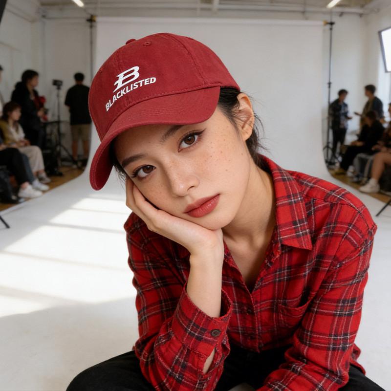 Embroidered Baseball Cap With Adjustable Strap For Summer Sun Protection