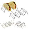 Dishwasher Safe Stainless Steel Kitchen Restaurant Kitchen Tools Taco Holder Stand Tray Pizza Rack