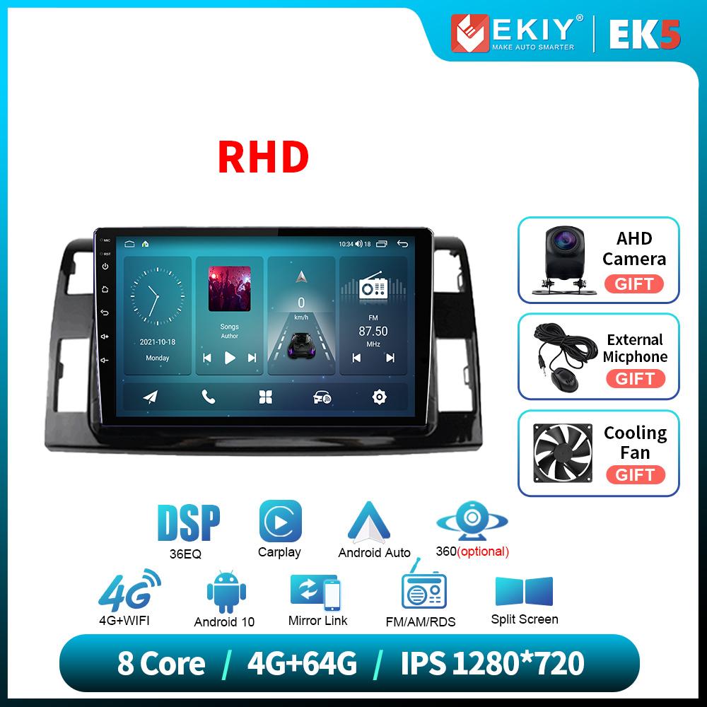 Автомобильная стереосистема EKIY EK5 на базе Android для Toyota Previa XR50 3 III Estima 2006-2019 AI GPS мультимедийный видеоплеер Carplay авторадио