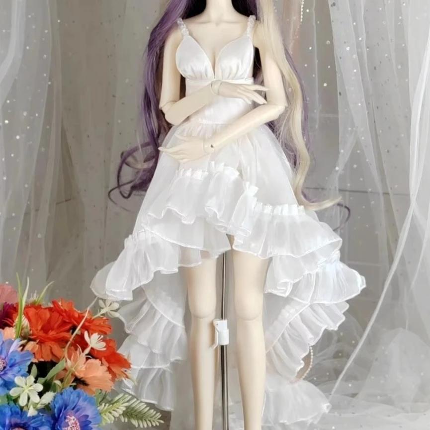 () Одежда для кукол 1/3 1/4 1/6 для BJD кукол 60/45/30 см, Игрушки для девочек DIY, Платье-юбка принцессы, Аксессуары для кукол, Без кук