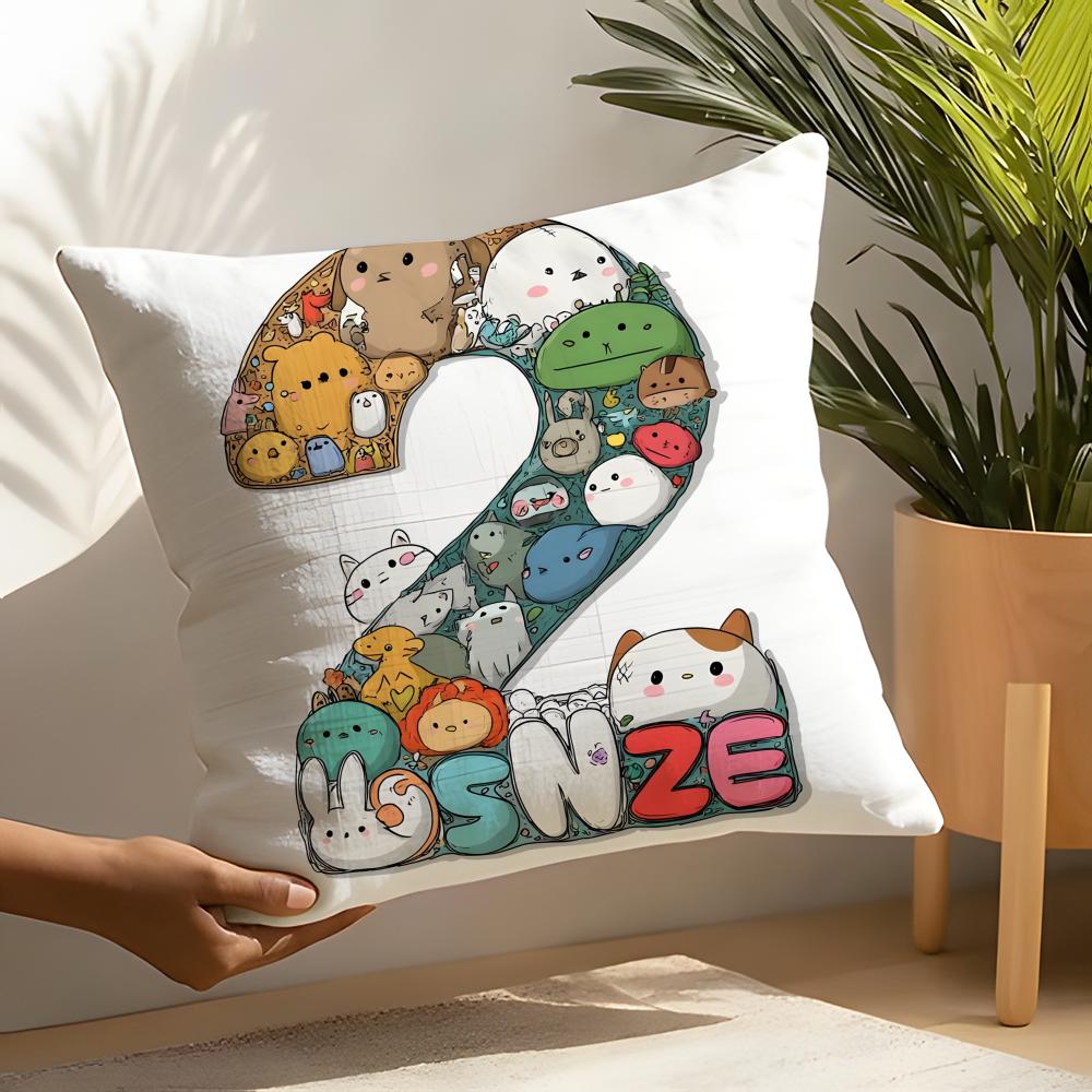 Cool Digital Design Pillow Case Home Living Room Decoration Linen Pillow Cases Cushion Cover