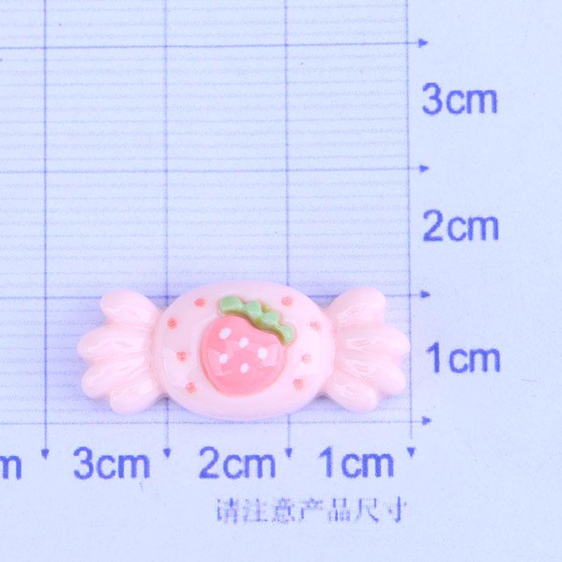 10Pcs New Lovely Cartoon Birthday Party Animal Cake Series Resin Scrapbook Diy Jewellery Hairpin Accessories Decorate Craft A86
