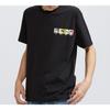 Uniqlo Футболка с графическим принтом персонажа мультфильма, унисекс, черная, 430194-09