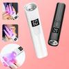 Portable UV Nail Dryer with Digital Power Indicator Timer Quick Drying USB Rechargeable Mini Nail Curing Lamp