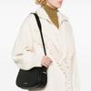 Michael Kors Flip Cover With Magnetic Buckle Adjustable Shoulder Strap Calfskin Medium Shoulder Bag Women Shoulder Bag Black 30R5GL0M2L-BLACK