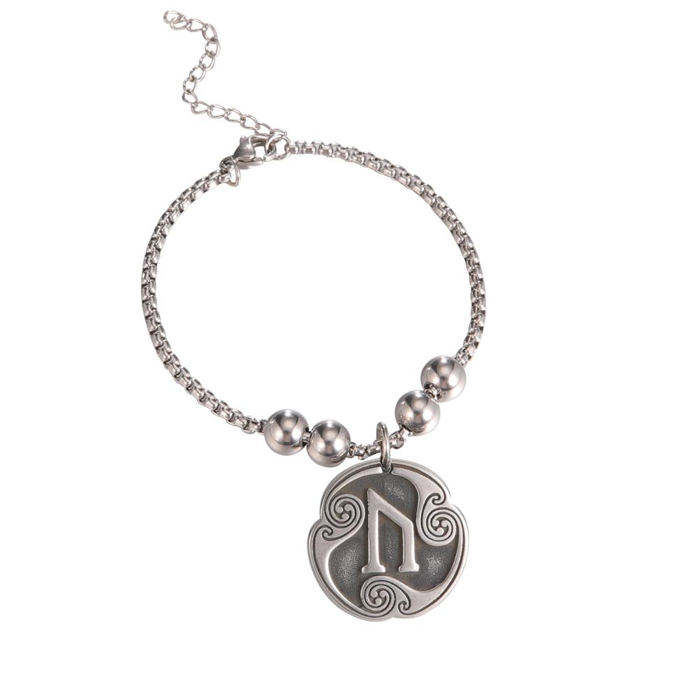 Винтажный Браслет с Рунами викингов для Мужчин Нержавеющая Сталь Прямоугольная Цепь Загадочные Скандинавские Руны Викингов Браслеты Амулет Ювелирные Изделия Подарок