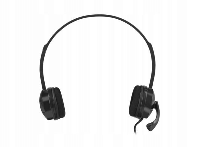 Natec Canary headphones with microphone, black