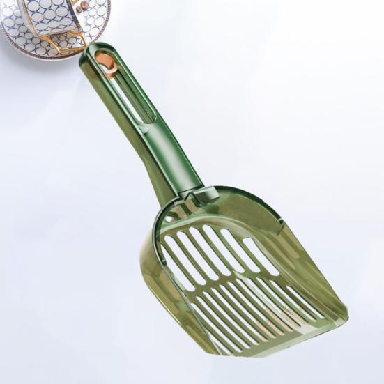 Лопатка для кошачьего туалета с эргономичной ручкой, расширенная полая конструкция, многоразовая лопатка для домашних животных, инструмент для чистки какашек