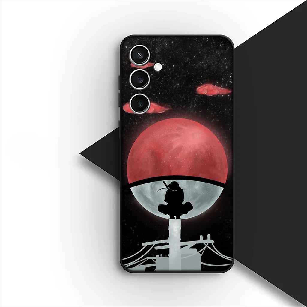 Pain Akatsuki Narutos Uchiha Itachi Silicone Phone Cover for Apple iPhone 17 Air 12 13 Pro Max Mini ProMax 7 + 8 Plus Soft Case