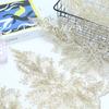 Large Barcode Car Bone Beads Lace Accessories 36Cm Gold Bone Rope Mesh Bottom Home Textile Curtain Lace Tablecloth Skirt