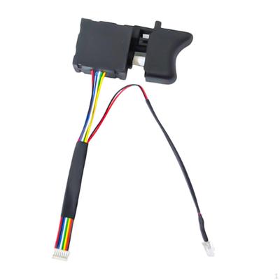 Переключатель для электрического гайковерта Бесщеточный Запасная часть Компактный Легкий Простая установка Замена 8 проводов