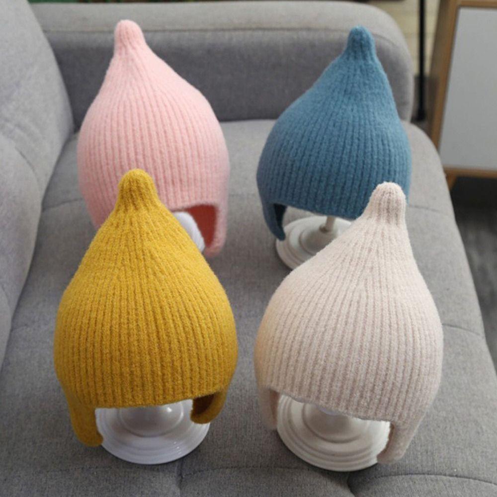 Soft Knitted Hat Autumn Winter Beanies New Ear Protection Hat for Baby