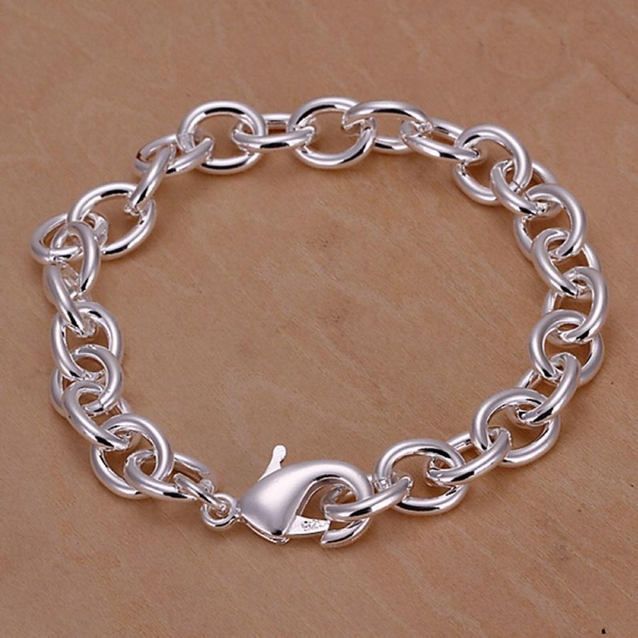 Fashion Chain Men Women Silver Color Jewelry High Quality Bracelet Factory Price
