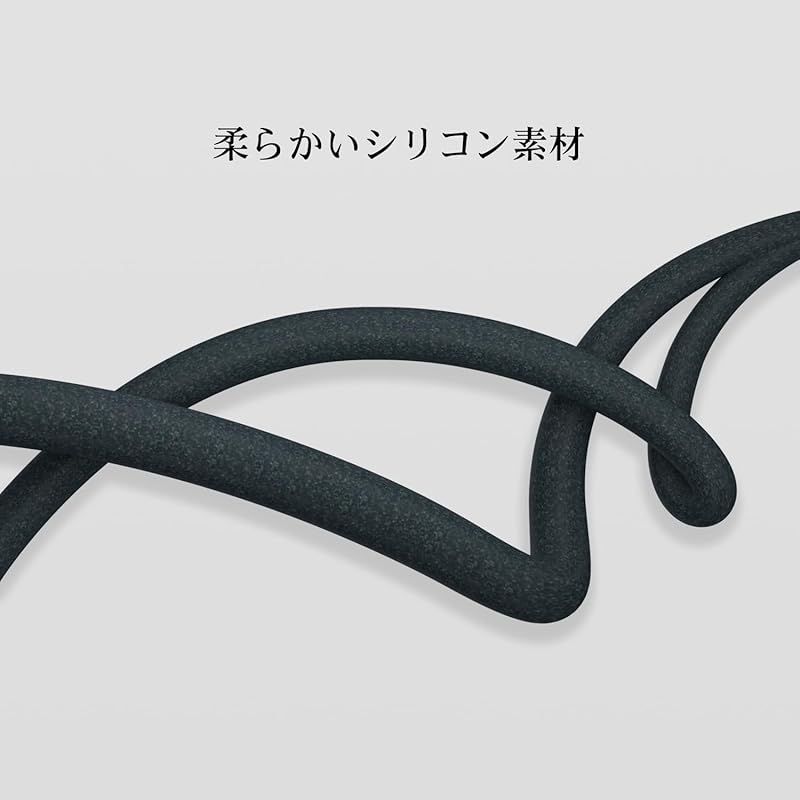 Acbands USB Type C Cable [0.5m / Black] 60W PD Compatible Silicon Material Flexible Data Cable USB-C&USB-C Smooth and Soft Texture Rapid Cable[