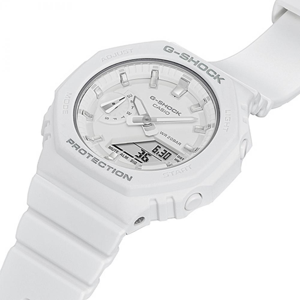 Casio Men G Shock Rubber Band White Ga 2100 Mid Gma S2100 7ajf