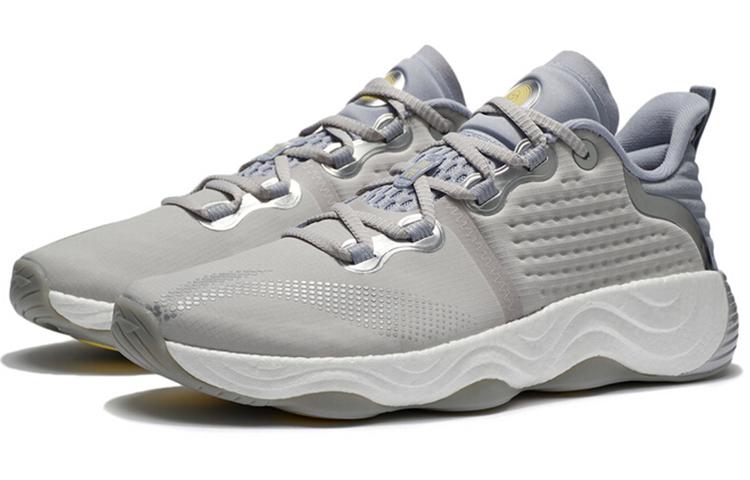Li Ning Wujie 3 Низкие Повседневные Кроссовки Мужские Микрокристаллический Серый AFVS003-1