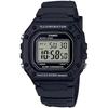 Casio Стандартные цифровые W-218H-1A Черные часы Унисекс Легкий прочный дизайн
